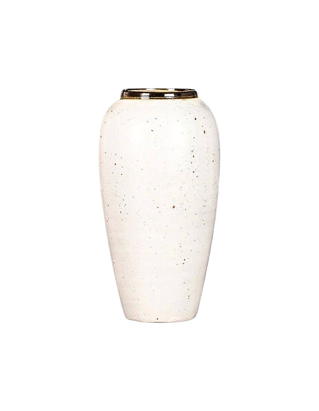 SOGA 35x17cm Plain White Large Ceramic Flower Vase Elegant Living Room Home Decor