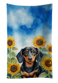 Dachshund in Sunflowers Kitchen Towel
