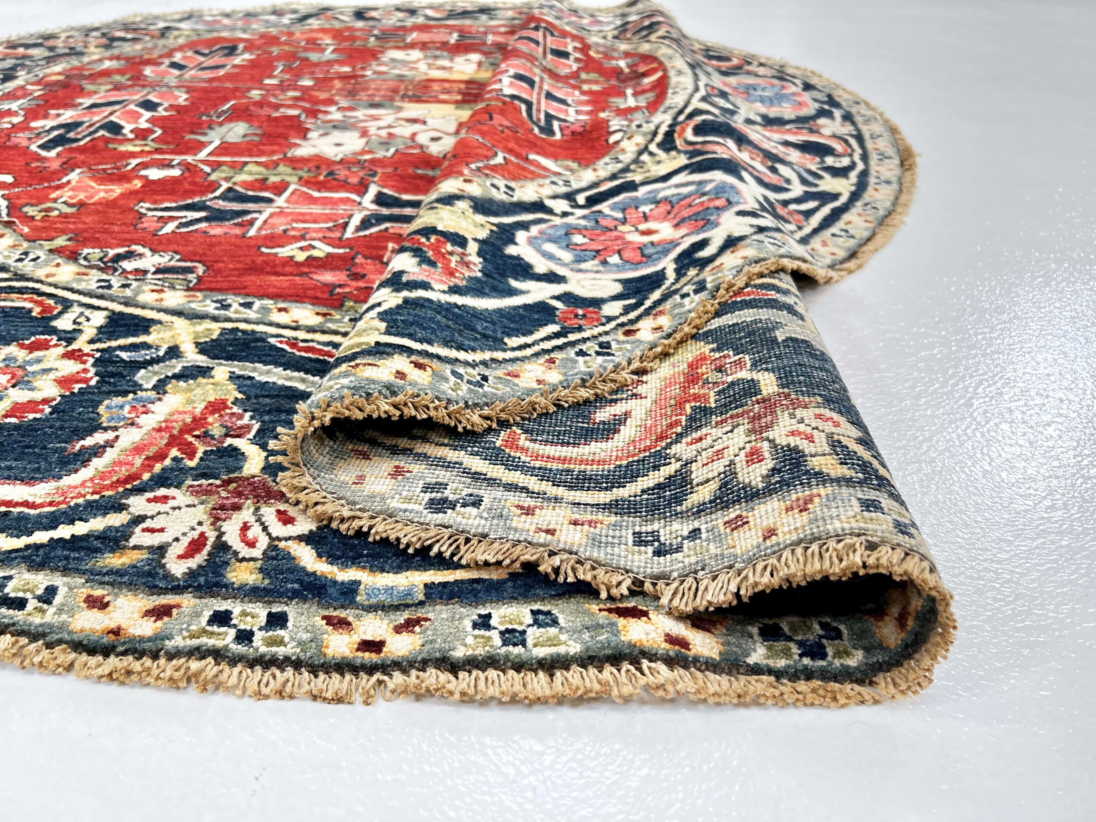 Afghan Heriz (7'00" Round)