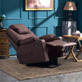 Electric Power Lift Recliner Chair Brown With Massage