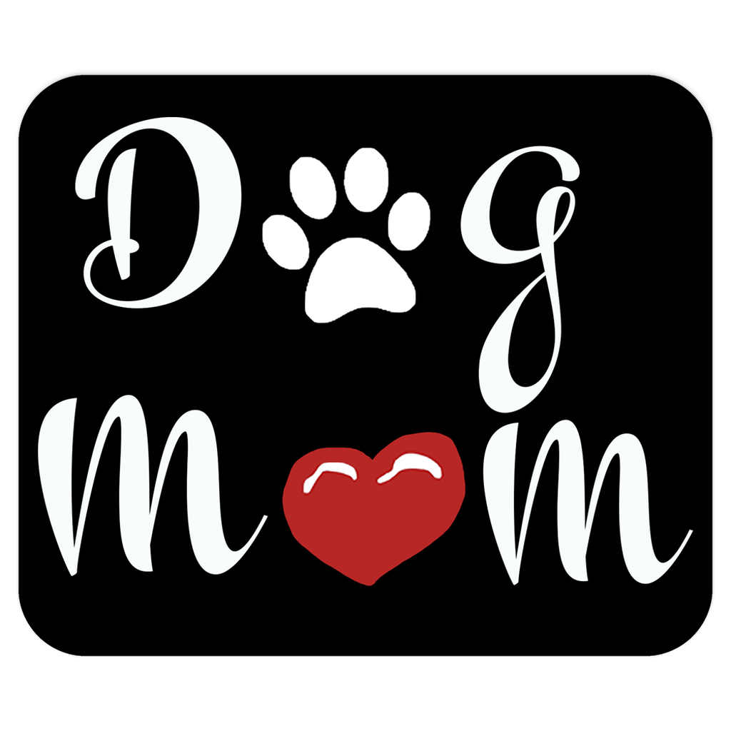 Dog Mom Heart Mousepad