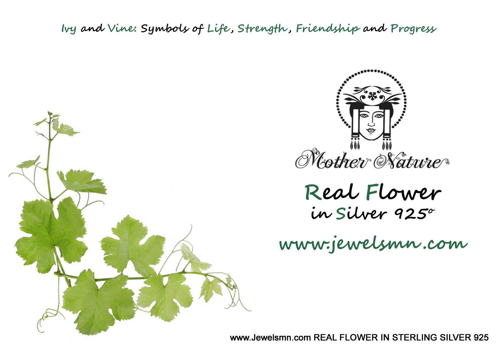 Ivy Leaf Pendant Necklace: Sustainable Jewelry (Gold-Plated Silver, Peridot)